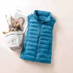 New 2026 Women Women Ultra Light Down Vests Slim Sleeveless Jacket Portable Girl Lightweight Windproof Waistcoat - Image 5