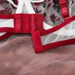Contrast Lingerie Fancy Lace Set Woman 2 Pieces Women Underwear Embroidery Beautiful Bra And Panty Sets - Image 5