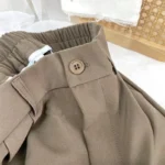 ITOOLIN Black Suit Haren Pants Women Fashion Elastic High Waist Casual Trousers Woman Korean Style Solid Office Pant Spring - Image 4