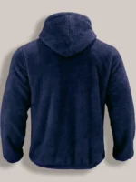 Men's Coral Fleece Jacket Hoodie Thickened Autumn Winter Warm Zipper Hooded New Arrival Comfortable Sweatshirt - Image 3