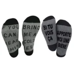 Funny Saying Socks Read This Beer Letters Hosiery Gifts - Image 2