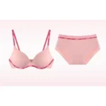 Fashion Colorful Dopamine Seamless Bra Set Sexy Push Up Small Bust Wireless Comfort Back Smoothing Daily Outfit Plus Size 32-38 - Image 2