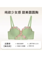 MOYISU Tushy Viral Cute Bralette Wireless Summer Bra for Teens, Anti Sagging Small Chest No Underwire Kawaii Style Lingerie Set - Image 6