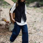 Unisex Outwear Vest 2026 New Japanese Vintage Outdoor Cargo Vest Men Women Multi Pockets Breathable Hiking Outwear Waistcoat - Image 5