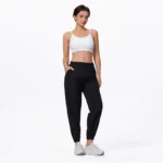 Spring And Summer Thin Ladies Quick-drying Sports Casual Pants Mesh Breathable Black Joker 9 Pants Teenagers Running Harem Pants - Image 2