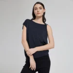 BC1015 Luxury Women's Clothing Merino Wool Silk Ladies Woolen Clothes Sweaters Summer Knitwear Vest - Image 2