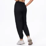 Spring And Summer Thin Ladies Quick-drying Sports Casual Pants Mesh Breathable Black Joker 9 Pants Teenagers Running Harem Pants - Image 4