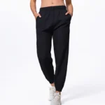Spring And Summer Thin Ladies Quick-drying Sports Casual Pants Mesh Breathable Black Joker 9 Pants Teenagers Running Harem Pants - Image 3