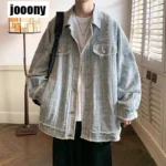 Jackets for Men Basic Daily Commuting Coats High Street Harajuku Cozy Spring Autumn Baggy Casual All-match Ins Chic Long Sleeve - Image 4