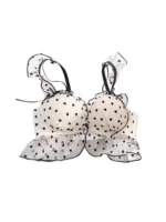 BANERDANNI Simple Light Luxury Love Printed Lace Underwear Set Women's Small Breasts Gather Sexy Pure Desire Sweet Bra Cute Bra - Image 6