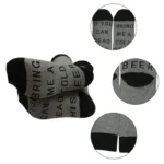 Funny Saying Socks Read This Beer Letters Hosiery Gifts - Image 5
