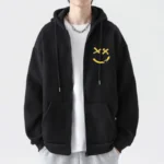 Men's Long Sleeve Zipper Jacket Coats Plus Size Autumn 5XL 6XL 7XL Warm Sweatshirts Casual Baseball Jacket Outdoor Male Clothing - Image 3