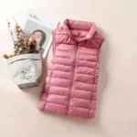 New 2026 Women Women Ultra Light Down Vests Slim Sleeveless Jacket Portable Girl Lightweight Windproof Waistcoat - Image 4