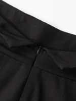 New Black Trousers Spring Summer Women Leisure Commuting High Waist Suit Wide Leg Pants Fashion Versatile Straight Pants - Image 6