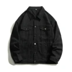 Autumn New Men's Oversize Denim Jacket Fashion Classic White Cotton Casual Coats Streetwear Loose High Quality Male Clothes Top - Image 5