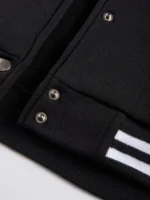 Artistic Letters And M Print Baseball Jersey Male Fashion Button Top Vintage Loose Jacket Unisex Fleece Soft All-Match Clothing - Image 6