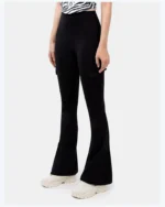 New Women Casual Bootleg Yoga Pants Plus Size Workout Flare Leggings High Waist dungarees Pants with Pockets Sports Wear - Image 3