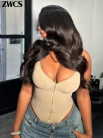 Sexy Tight Corsets Bodysuit For Women Deep V-neck Zippers Sleeveless Slimming Underwear 2026 New Lady Solid Backless Rompers - Image 5