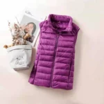 New 2026 Women Women Ultra Light Down Vests Slim Sleeveless Jacket Portable Girl Lightweight Windproof Waistcoat - Image 2