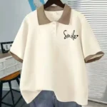 Summer Japanese Loose Polo Short-sleeved T-shirt Fashion Trend Sweet Cute Cartoon Print Jumper Top - Image 4
