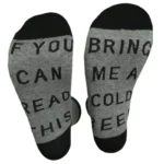 Funny Saying Socks Read This Beer Letters Hosiery Gifts - Image 3