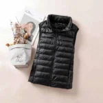 New 2026 Women Women Ultra Light Down Vests Slim Sleeveless Jacket Portable Girl Lightweight Windproof Waistcoat - Image 3