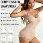 1 Piece Solid Seamless Brief Shaping Shapewear Bodysuit, Tummy Control Butt Lifting Slimmer Body Shaper, Women's Underwear - Image 5