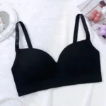 Sexy Women Bra Panties Set G-String Sports Bra Crop Top Seamless Underwear Fitness Bra Top Thongs Female Lingerie Set Intimates - Image 4