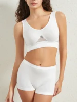Seamless Bra Set Women Low Waist Underwear Female Tanks Bra Top Sexy Thong Panties Casual Sports Lingerie Set Girls Intimates - Image 4