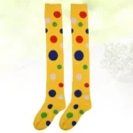 Soft Over The Knee Socks Women Clown Cosplay Stockings Long Hosiery Performance Dance Sock Costume Party Legwear Stage - Image 8